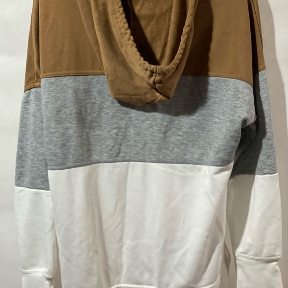 Brown, grey and white women’s Hoodie size Large - Picture 2 of 3